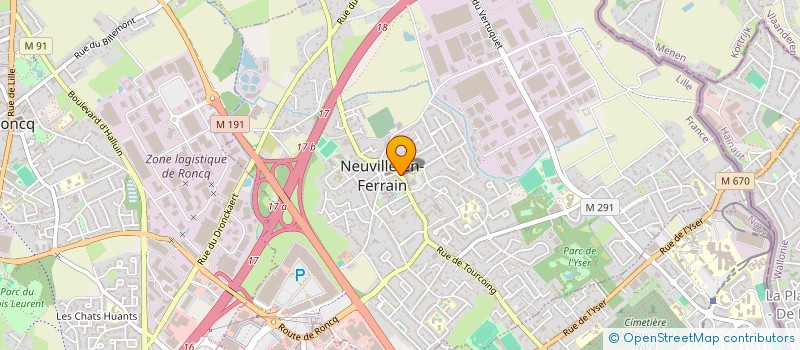 localisation de l'entreprise MONSIEUR ARTHUR MATHURIER  NEUVILLE-EN-FERRAIN