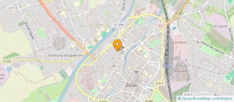 localisation de l'entreprise MONSIEUR ARTHUR MBENGA  DOUAI