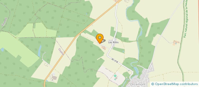 localisation de l'entreprise MONSIEUR ARTHUR MENARD  ORCEMONT