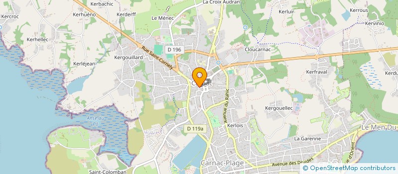 localisation de l'entreprise MONSIEUR ARTHUR MERCIER  CARNAC