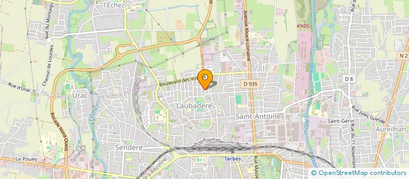 localisation de l'entreprise MONSIEUR ARTHUR MESROPIAN à TARBES