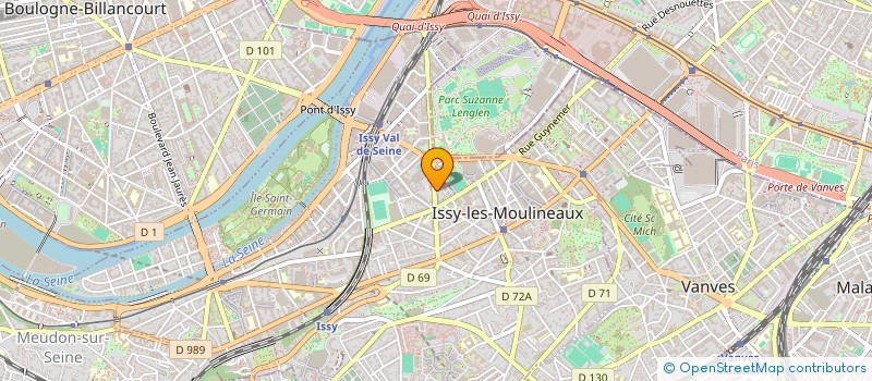 localisation de l'entreprise MONSIEUR ARTHUR MEURGUE-GUYARD à ISSY-LES-MOULINEAUX