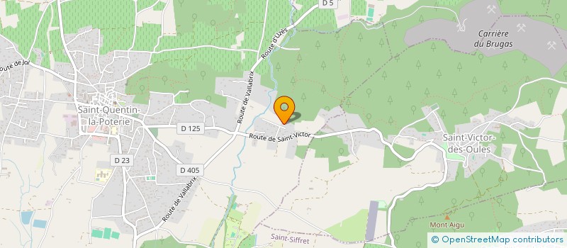 localisation de l'entreprise MONSIEUR ARTHUR MILLION  SAINT-QUENTIN-LA-POTERIE