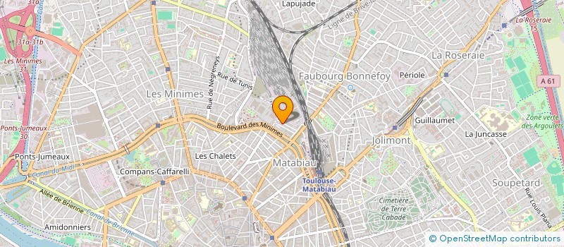 localisation de l'entreprise MONSIEUR ARTHUR MOCQUARD  TOULOUSE