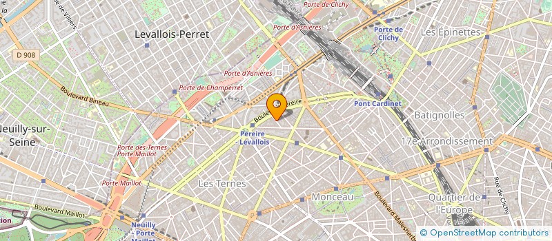 localisation de l'entreprise MONSIEUR ARTHUR MOINE  PARIS