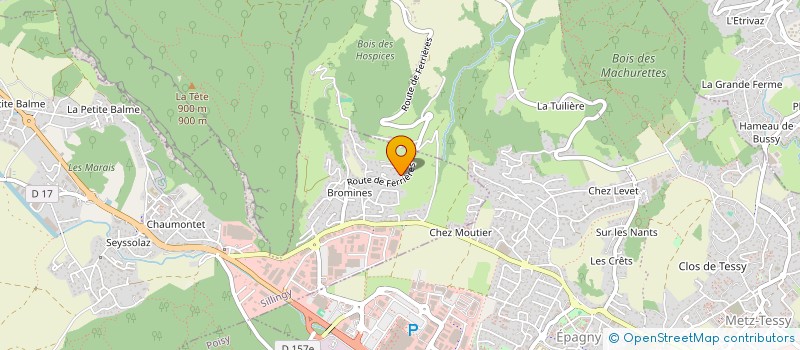 localisation de l'entreprise MONSIEUR ARTHUR MONTORCIER  SILLINGY