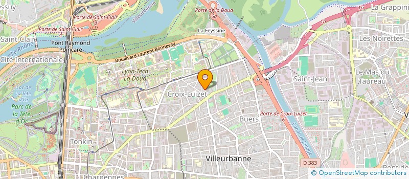 localisation de l'entreprise MONSIEUR ARTHUR MOREAU à VILLEURBANNE