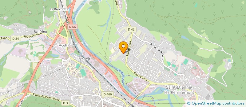 localisation de l'entreprise MONSIEUR ARTHUR MOUROT  SAINT-ETIENNE-LES-REMIREMONT