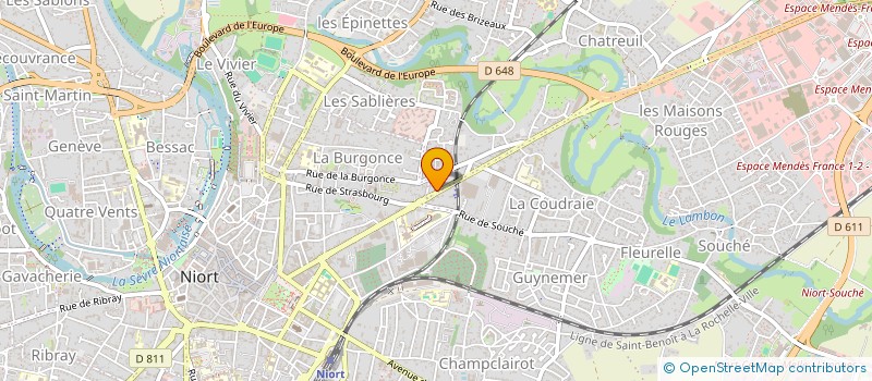 localisation de l'entreprise MONSIEUR ARTHUR NEAU à NIORT