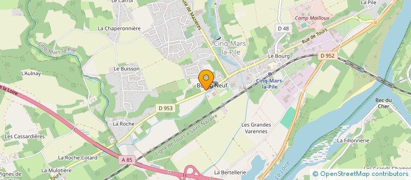 localisation de l'entreprise MONSIEUR ARTHUR NETTER  CINQ-MARS-LA-PILE