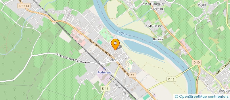 localisation de l'entreprise MONSIEUR ARTHUR NOAILLES  PODENSAC