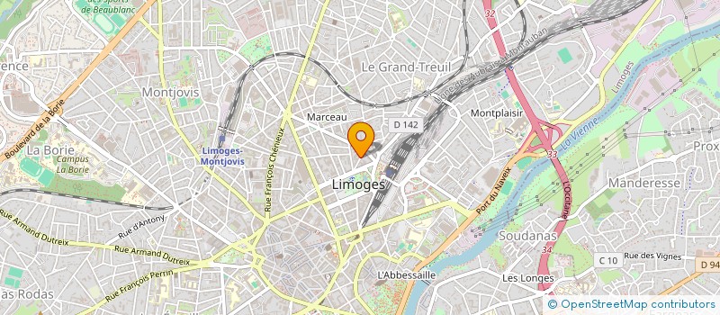 localisation de l'entreprise MONSIEUR ARTHUR OBE à LIMOGES