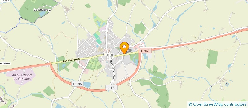 localisation de l'entreprise MONSIEUR ARTHUR OGER  CORON