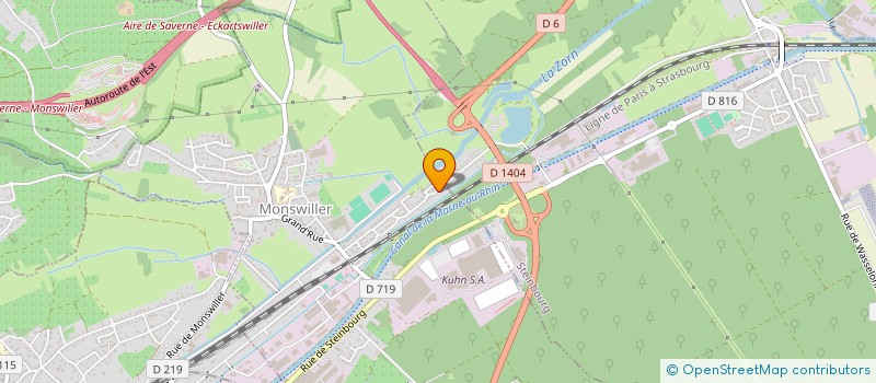 localisation de l'entreprise MONSIEUR ARTHUR OSSWALD  MONSWILLER