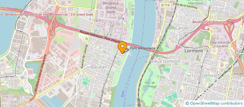 localisation de l'entreprise MONSIEUR ARTHUR OUARARI à BORDEAUX