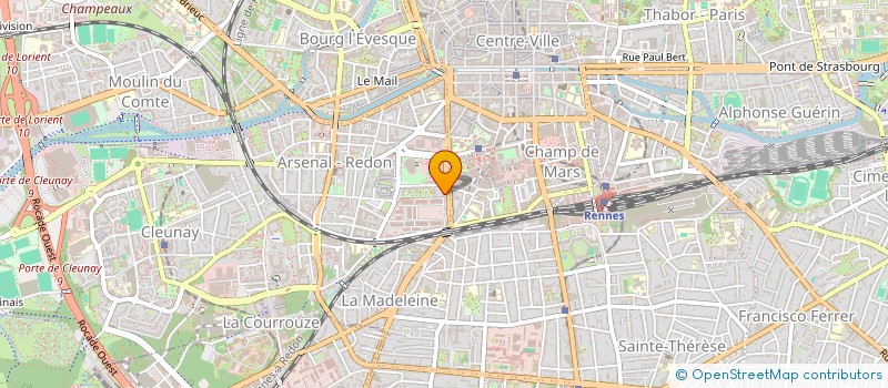 localisation de l'entreprise MONSIEUR ARTHUR OVAL  RENNES