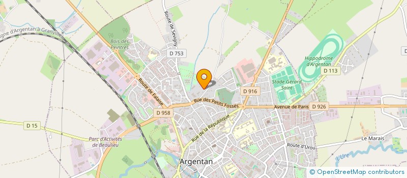 localisation de l'entreprise MONSIEUR ARTHUR PAIN à ARGENTAN