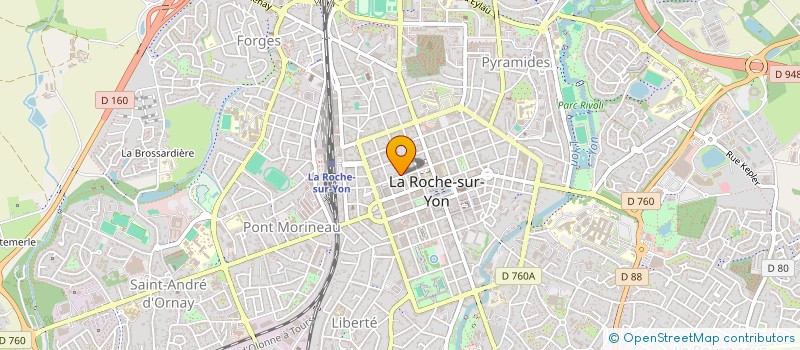 localisation de l'entreprise MONSIEUR ARTHUR PAJOT à LA ROCHE-SUR-YON