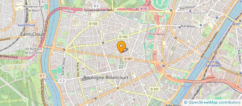 localisation de l'entreprise MONSIEUR ARTHUR PARIENTI à BOULOGNE-BILLANCOURT