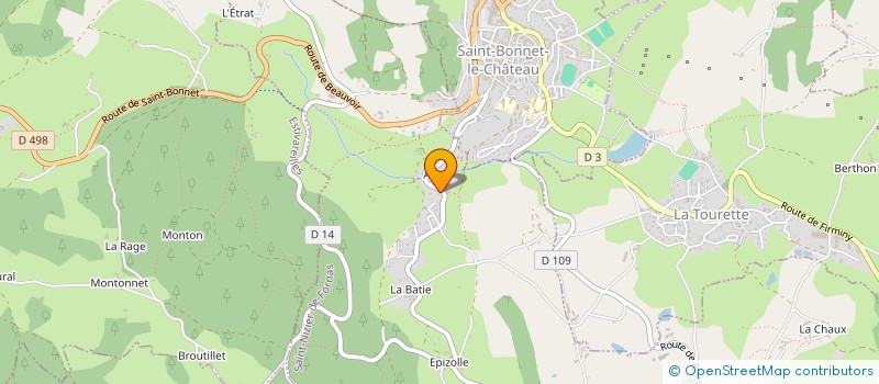 localisation de l'entreprise MONSIEUR ARTHUR PARMENTIER  SAINT-NIZIER-DE-FORNAS