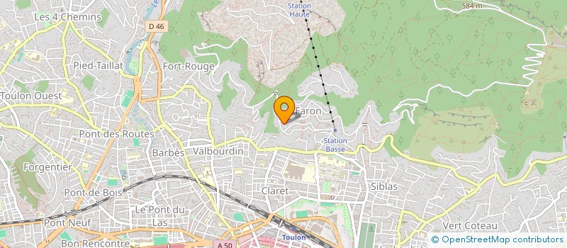 localisation de l'entreprise MONSIEUR ARTHUR PAU GALEA  TOULON