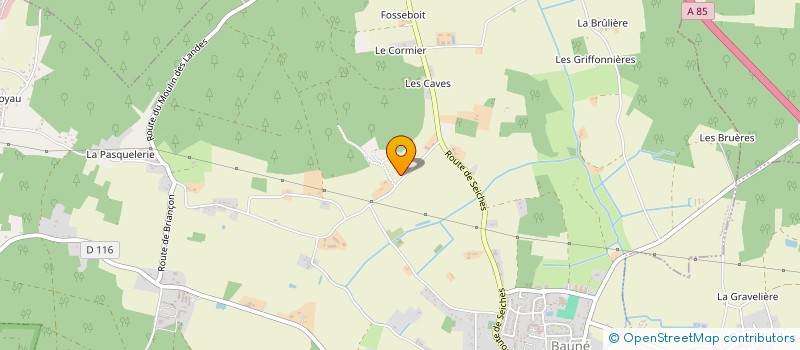 localisation de l'entreprise MONSIEUR ARTHUR PELIER  LOIRE-AUTHION