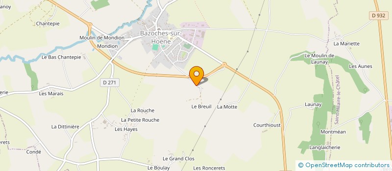 localisation de l'entreprise MONSIEUR ARTHUR PENEL à BAZOCHES-SUR-HOENE
