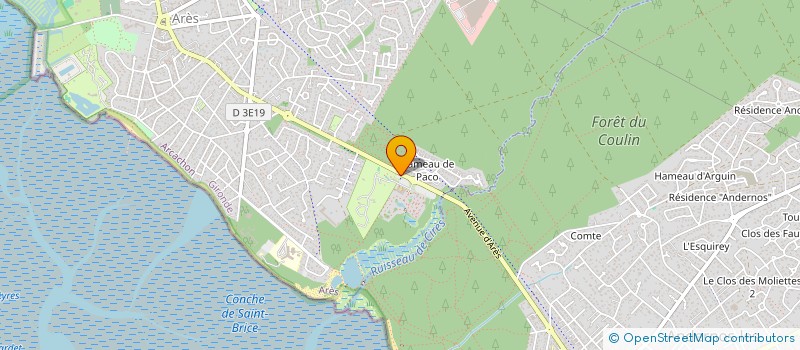 localisation de l'entreprise MONSIEUR ARTHUR PEPIN  ARES