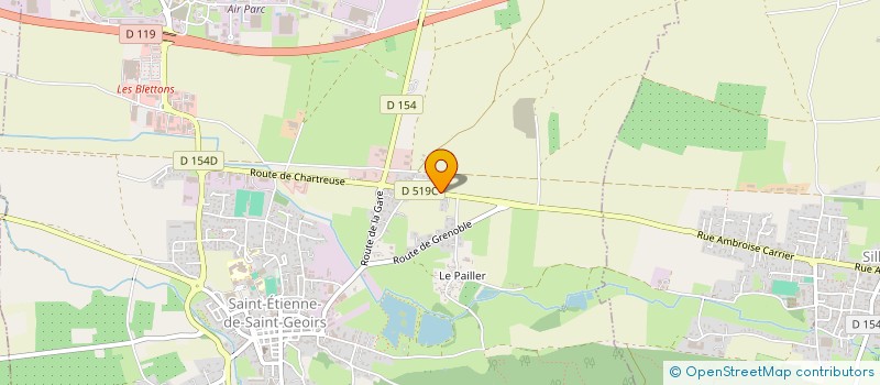 localisation de l'entreprise MONSIEUR ARTHUR PEREZ  SAINT-ETIENNE-DE-SAINT-GEOIRS