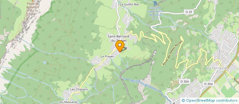 localisation de l'entreprise MONSIEUR ARTHUR PEREZ--DURAND  LA TERRASSE