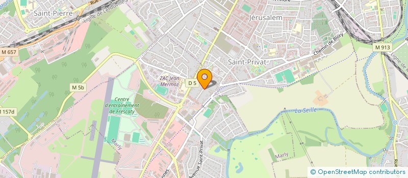 localisation de l'entreprise MONSIEUR ARTHUR PEUCHE  MARLY