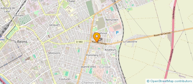 localisation de l'entreprise MONSIEUR ARTHUR PIMONT  REIMS