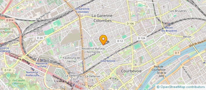 localisation de l'entreprise MONSIEUR ARTHUR PINAULT à COURBEVOIE
