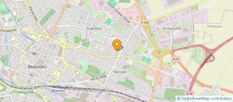 localisation de l'entreprise MONSIEUR ARTHUR PIQUEMAL  BEAUVAIS