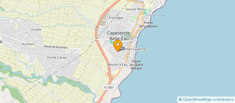 localisation de l'entreprise MONSIEUR ARTHUR PITARD à CAPESTERRE-BELLE-EAU