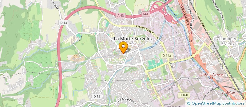 localisation de l'entreprise MONSIEUR ARTHUR PLANAISE  LA MOTTE-SERVOLEX