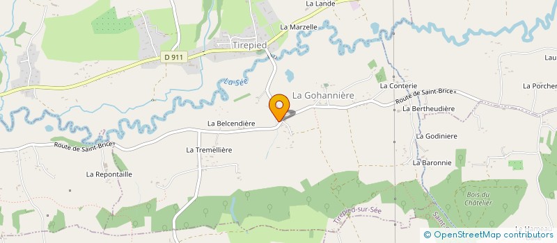 localisation de l'entreprise MONSIEUR ARTHUR POISSON à TIREPIED-SUR-SEE
