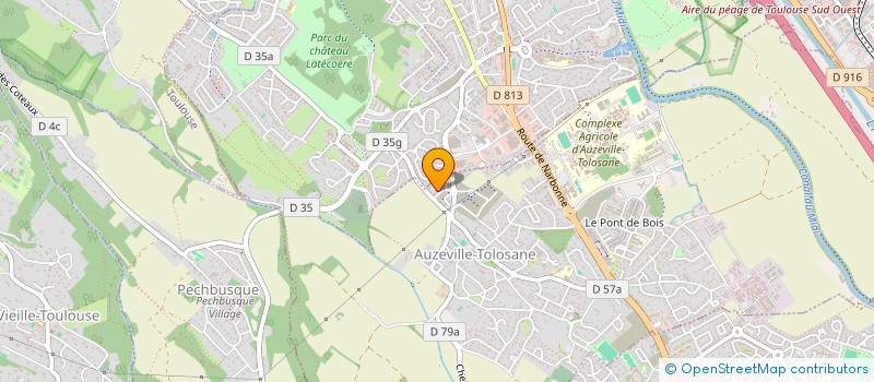 localisation de l'entreprise MONSIEUR ARTHUR PONCHEL  AUZEVILLE-TOLOSANE