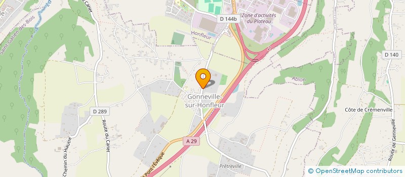 localisation de l'entreprise MONSIEUR ARTHUR PONSEEL  GONNEVILLE-SUR-HONFLEUR