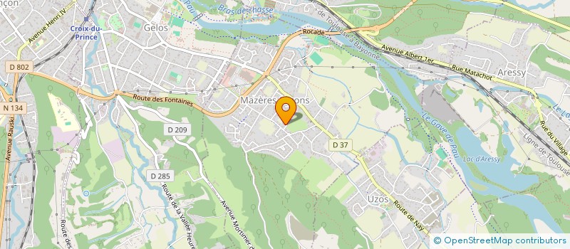 localisation de l'entreprise MONSIEUR ARTHUR POTIN à MAZERES-LEZONS