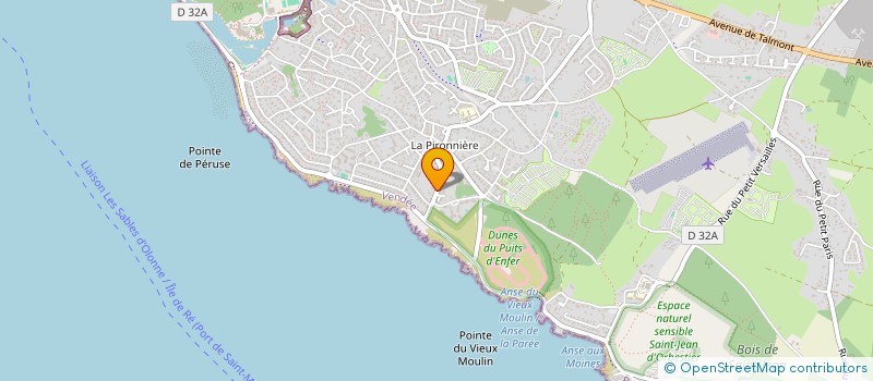 localisation de l'entreprise MONSIEUR ARTHUR POTIRON à LES SABLES D'OLONNE