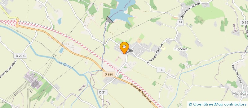 localisation de l'entreprise MONSIEUR ARTHUR POTIRON  TEULAT