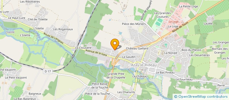 localisation de l'entreprise MONSIEUR ARTHUR POUCHOUX  AZAY-LE-RIDEAU