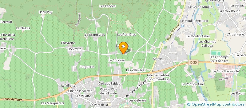 localisation de l'entreprise MONSIEUR ARTHUR POUGET  BOURGUEIL