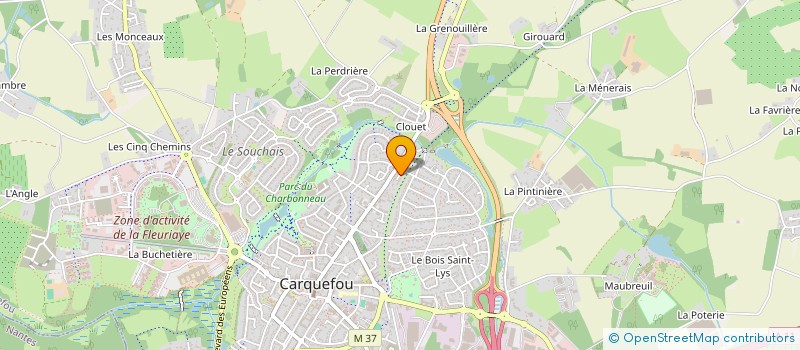 localisation de l'entreprise MONSIEUR ARTHUR POUPON à CARQUEFOU