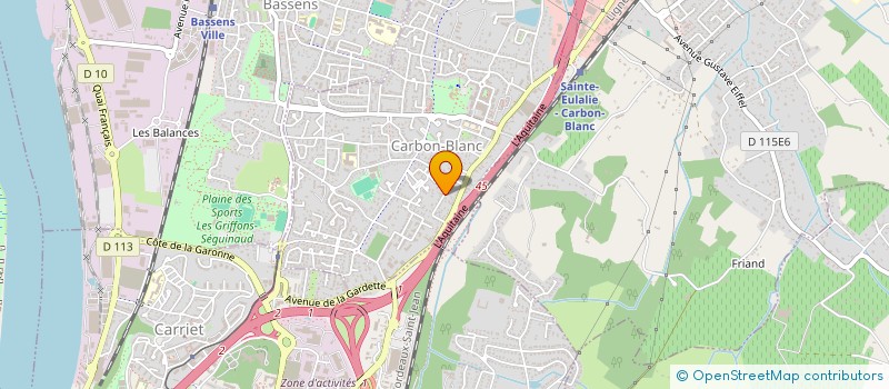 localisation de l'entreprise MONSIEUR ARTHUR PRETESEILLE  CARBON-BLANC