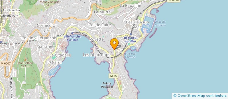 localisation de l'entreprise MONSIEUR ARTHUR PUISEUX  BEAULIEU-SUR-MER