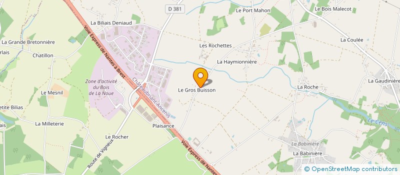 localisation de l'entreprise MONSIEUR ARTHUR PUYENCHET à VIGNEUX-DE-BRETAGNE