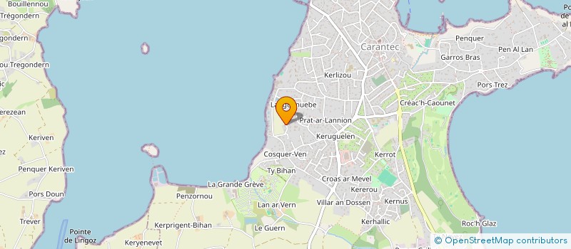 localisation de l'entreprise MONSIEUR ARTHUR QUILLIVIC  CARANTEC