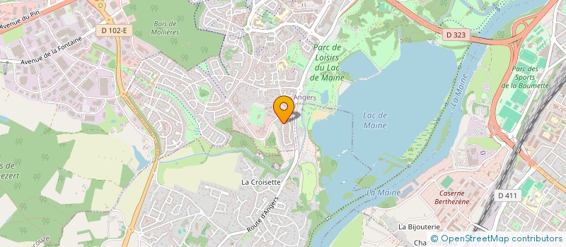 localisation de l'entreprise MONSIEUR ARTHUR RABEAU à ANGERS